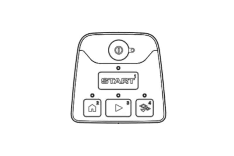 5-Button Keypad Interface For Husqvarna Aspire Series (535541102) 1
