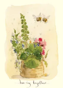 Adorable Two Bad Mice 'Bee-Ing Together' Card 1