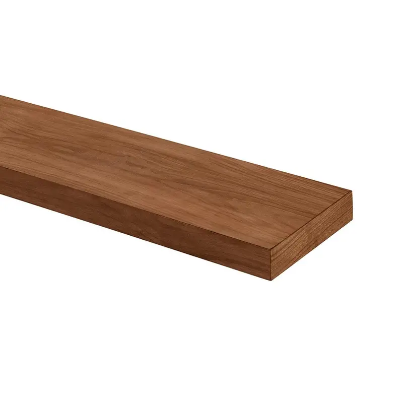 Alma 48-Inch Walnut Floating Shelf – Medium Clear Finish 1