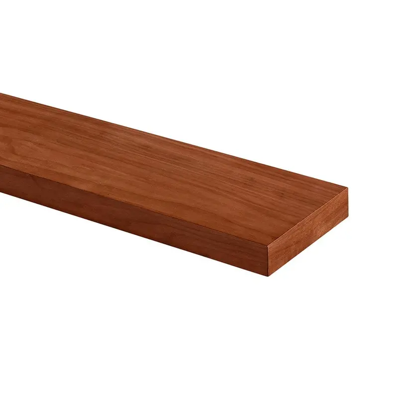 Alma 60-Inch Walnut Floating Shelf – Burnt Sienna Finish 1