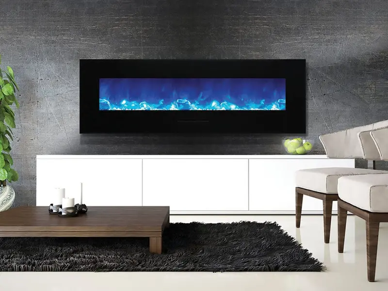 Amantii Wm-Fm Series 60-Inch Built-In Or Wall-Mount Electric Fireplace 1