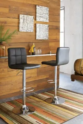 Bellatier Height-Adjustable Swivel Bar Stool 2
