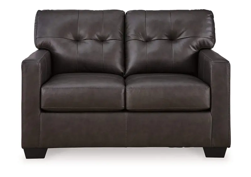 Belziani Compact Upholstered Loveseat 1