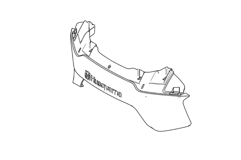 Black Rear Bumper For Husqvarna Automowers – Part #531256501 1