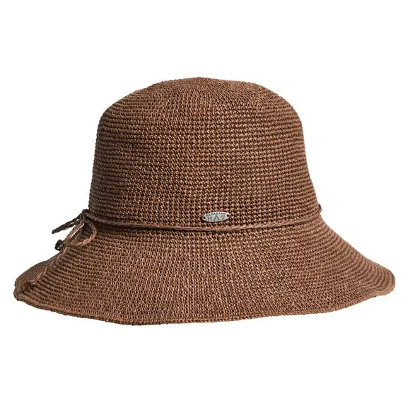 Brown Corinne Paper Straw Hat – Canadian Hat Brand 1