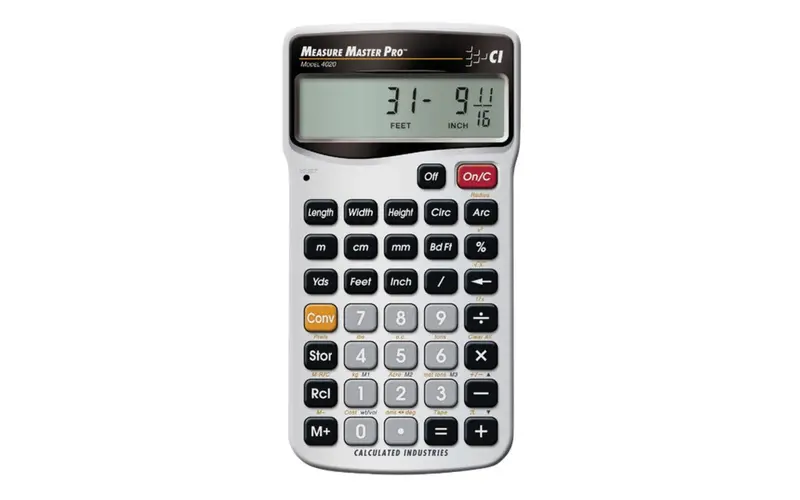 Calculated Industries Measure Master Pro Advanced Construction Calculator 1