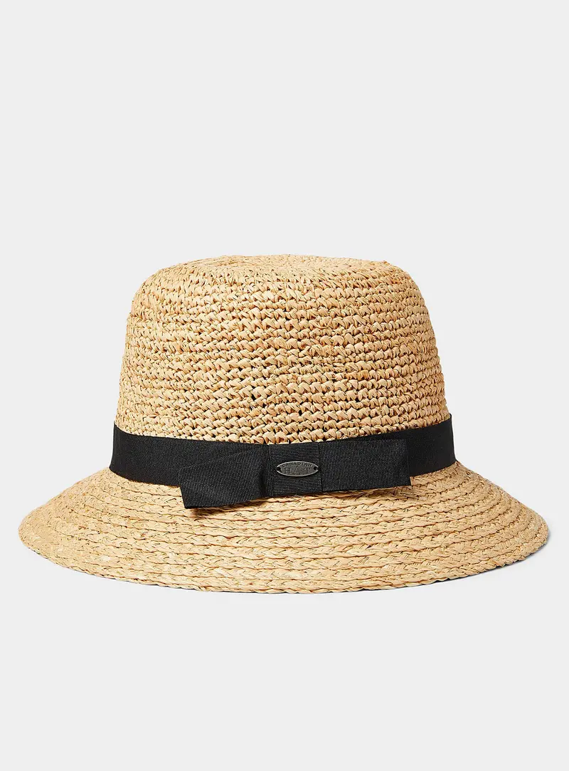 Camel Calista Raffia Crochet Cloche Hat – Canadian Hat Brand 2