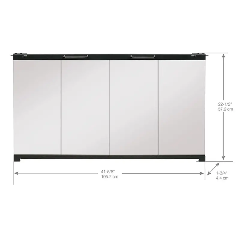 Dimplex Bi-Fold Glass Door Kit For 45-Inch Built-In Fireplaces 2