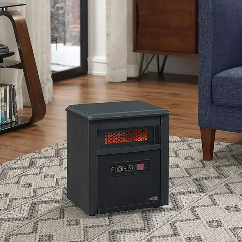 Duraflame Infrared Electric Heater – Compact Black Space Heater 2