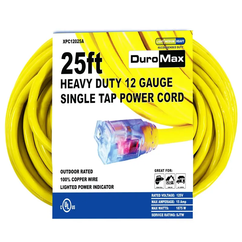 Duromax Compact Generator Starter Kit: Power Cord & Cover For Units ≤5,500W 2