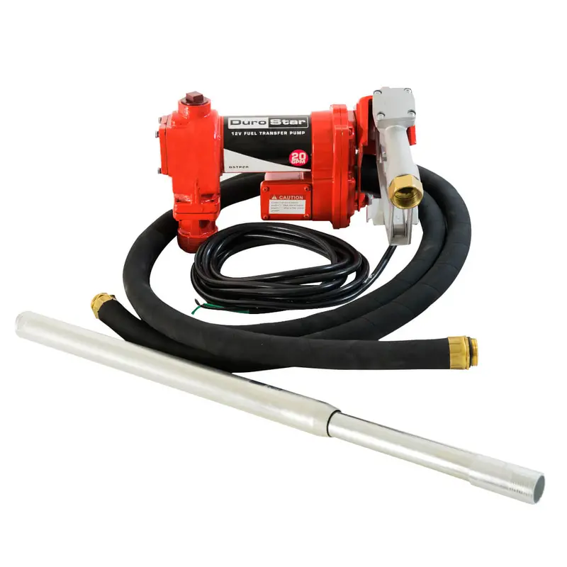 Durostar 12V Cast Iron Fuel Transfer Pump – 20 Gpm, Ball Bearing (Dstp20) 1