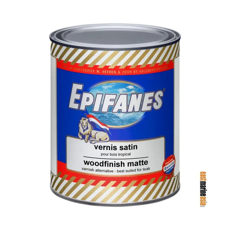 Epifanes Woodfinish Matte Varnish – Low-Sheen Natural-Look Wood Finish 1