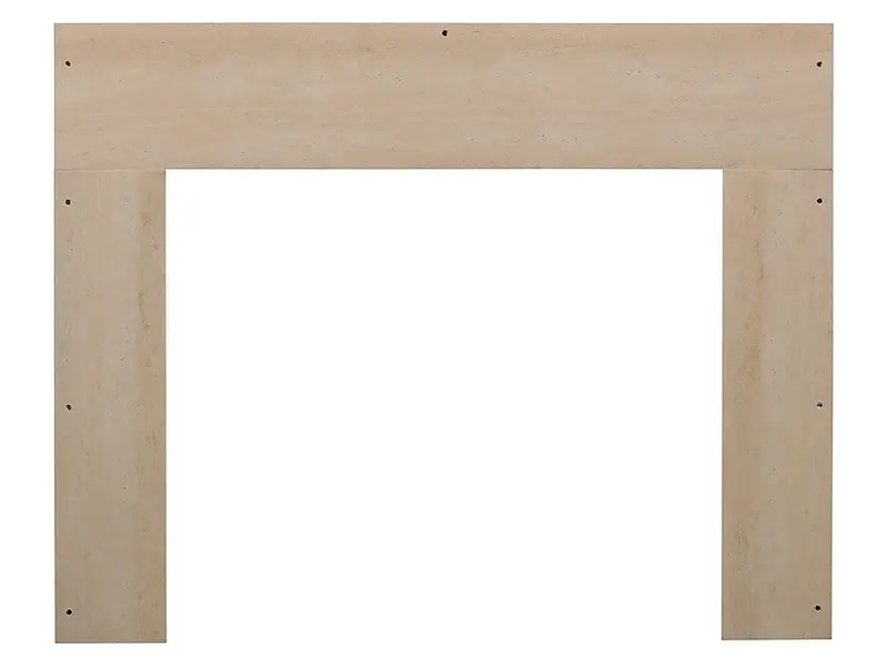 Faux Travertine Fireplace Surround For Christina Builtrite Mantel 1
