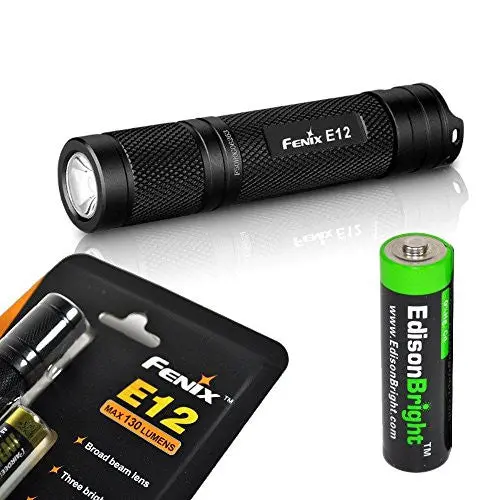 Fenix E12 Compact Led Flashlight – 130 Lumens, Xp-E2 Led, Aa Battery Powered, E11 Upgrade Compatible 1