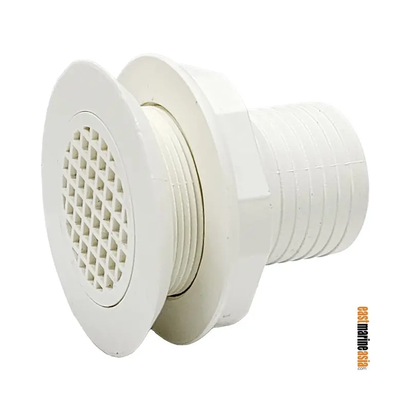 Forespar 254 Series Screened Flush-Head Hose Tailpipe Thru-Hull Connector – Nps Thread 1