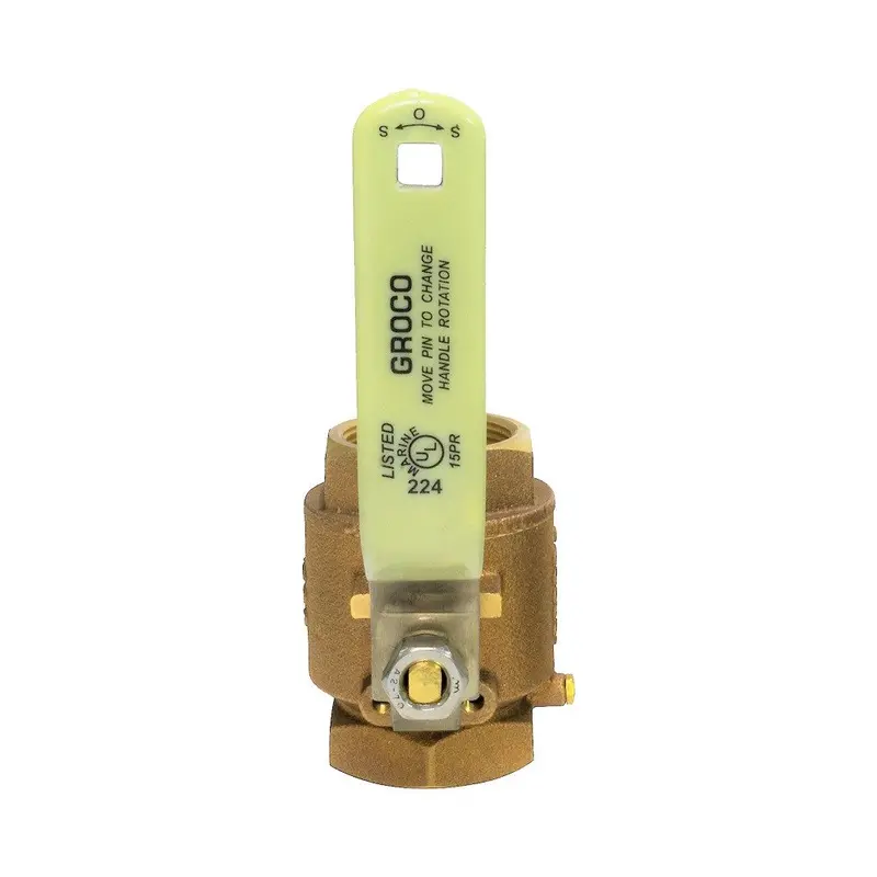 Groco Ibv Bronze Full-Flow Flanged In-Line Ball Valve – Npt Thread 1