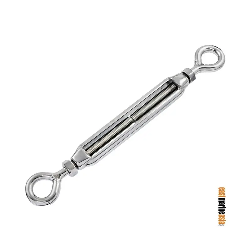 Hamma S311E Eye-To-Eye Turnbuckle With Threaded Nut – Corrosion-Resistant Adjustment Hardware 1