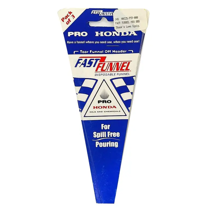 Honda 08C25-Fst-000 Flat-Folding Cardboard Funnel – 3-Pack 1