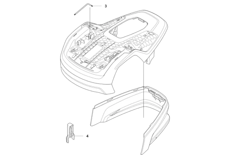 Husqvarna Aspire R4 Body Assembly 536977001 1