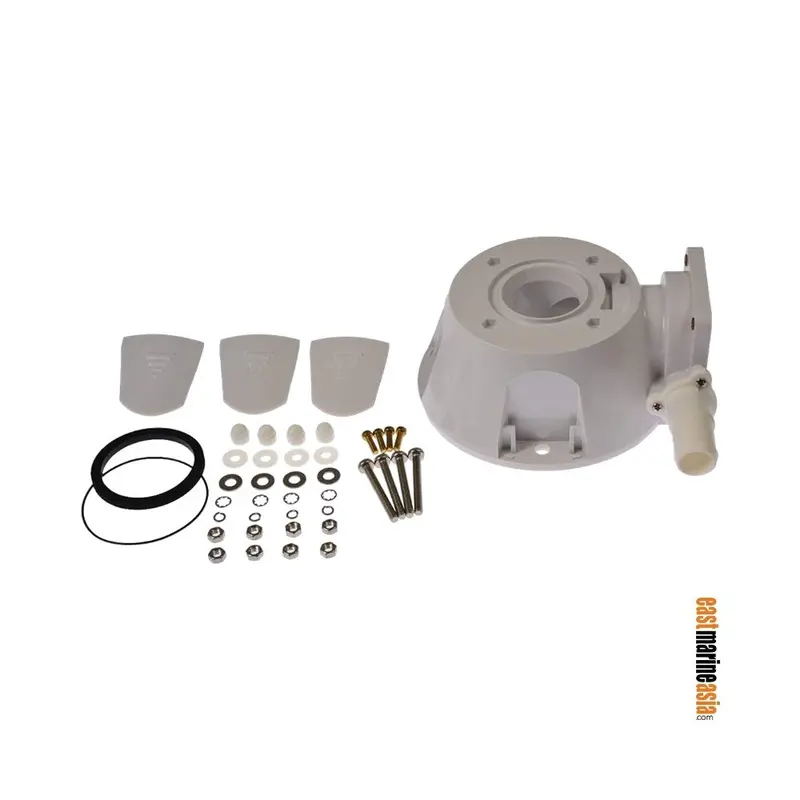 Jabsco 37004-1000 Toilet Base Assembly – Replacement Mounting Kit For Marine Heads 1