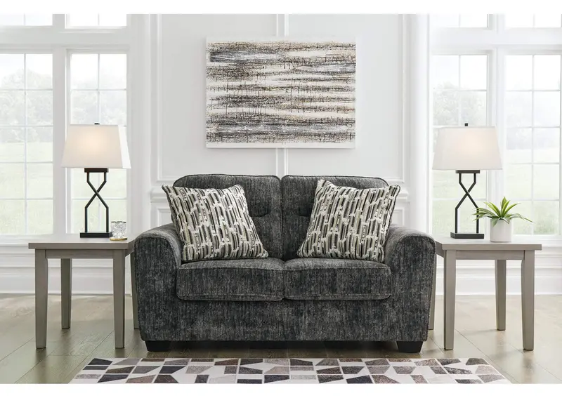 Lonoke Farmhouse Loveseat – Rustic Two-Person Couch 2