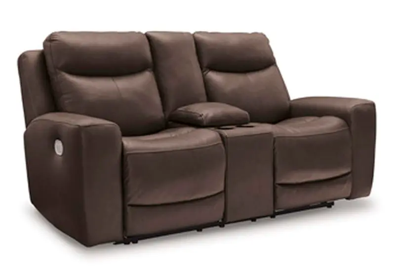 Mindanao Console Loveseat With Power Recline 1