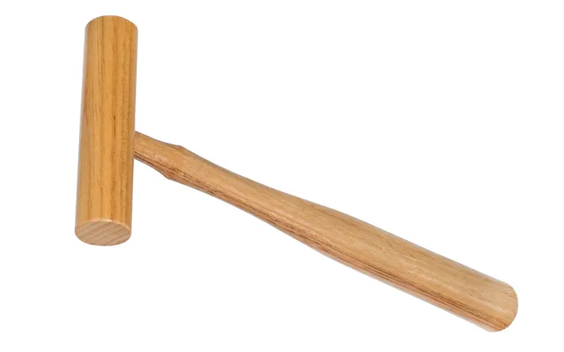 Mini Hickory Mallet – 3/16 Lb, 7/8" Diameter Head For Delicate Chisel Work 1