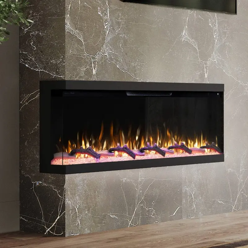 Modern Ember Aerus Skyline 60-Inch Multi-Sided Smart Electric Fireplace 1