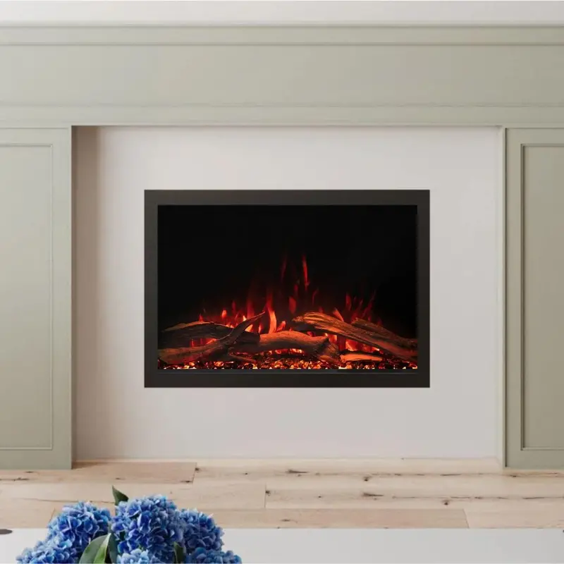 Modern Ember Highmark 26-Inch Traditional Built-In Electric Fireplace 1