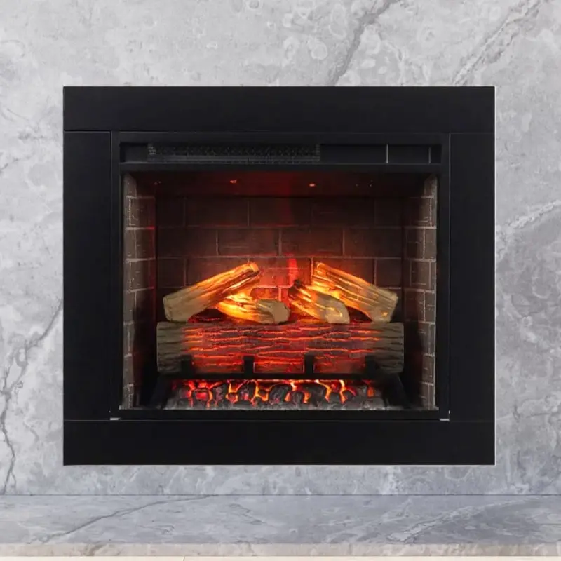Modern Ember Uptown 23-Inch Smart Electric Insert And Trim Kit Combo 1