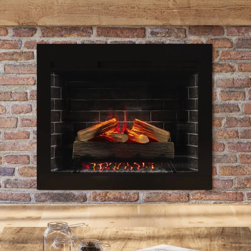 Modern Ember Uptown 33-Inch Smart Electric Insert With Trim Kit Bundle 1
