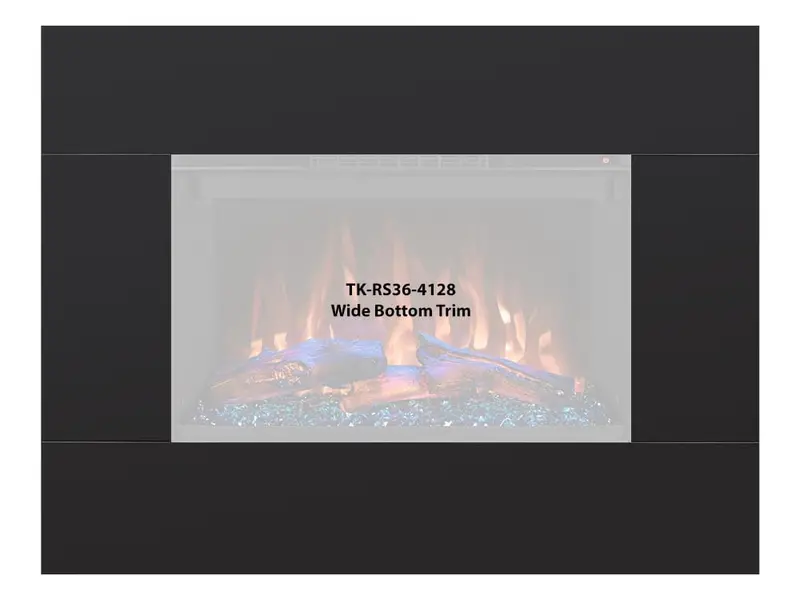 Modern Flames 4-Inch Trim Kit For Redstone Rs-3626 Built-In Fireplace 2