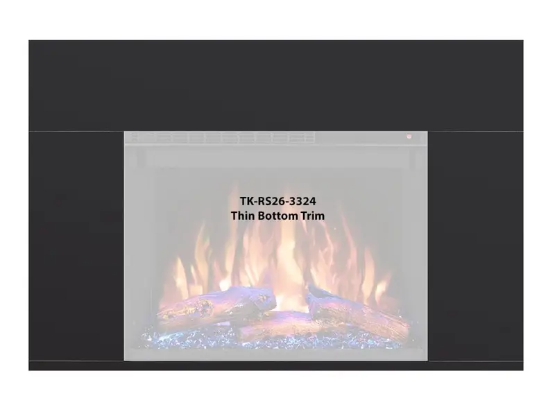 Modern Flames 5-Inch Trim Kit For Redstone Rs-2621 Built-In Fireplace 1