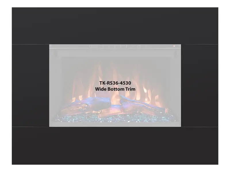 Modern Flames 6-Inch Trim Kit Compatible With Redstone Rs-3626 Fireplace 2