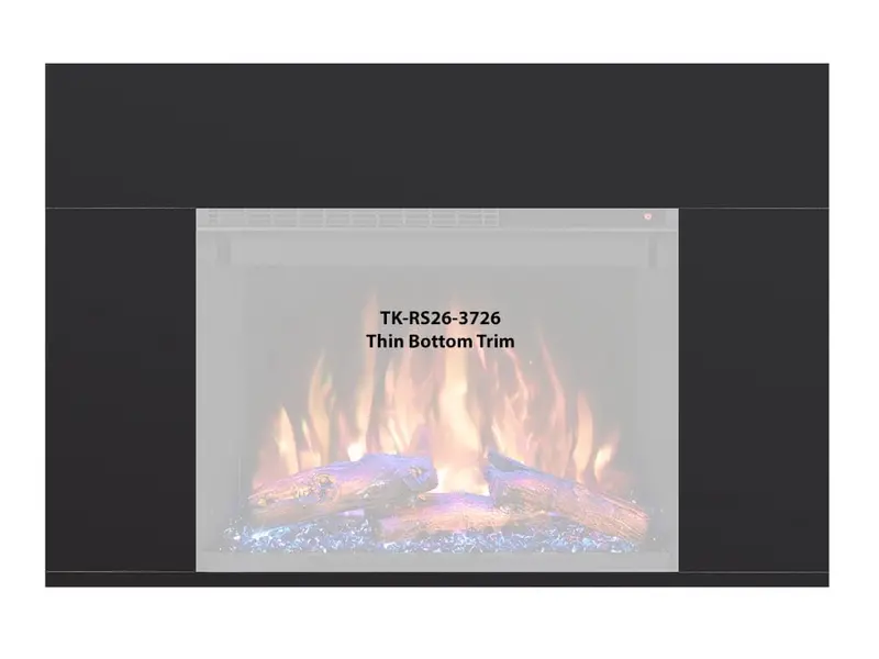 Modern Flames 7-Inch Trim Kit For Redstone Rs-2621 Fireplace 1