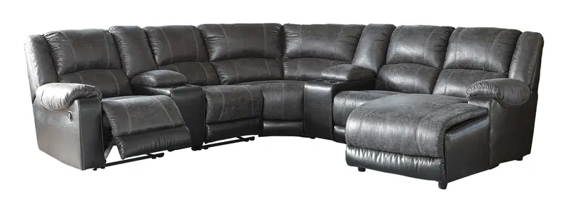 Nantahala Large Sectional Set – 7-Piece Layout 1