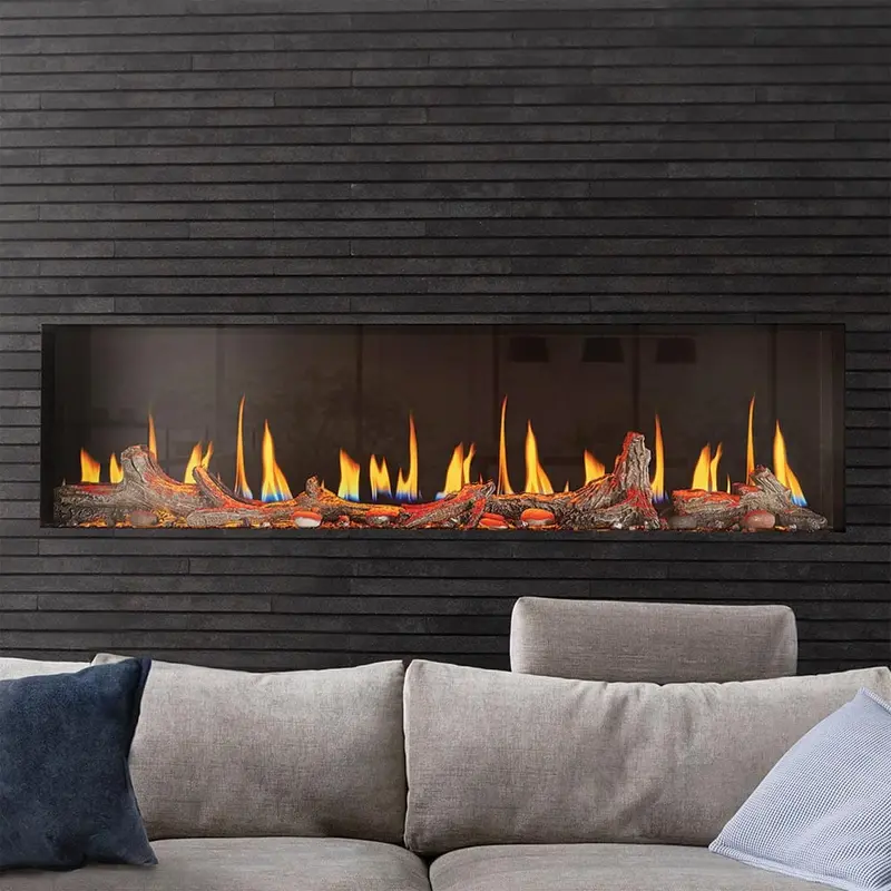 Napoleon Luminex 65-Inch Virtual Linear Electric Fireplace With Flame Effects 1