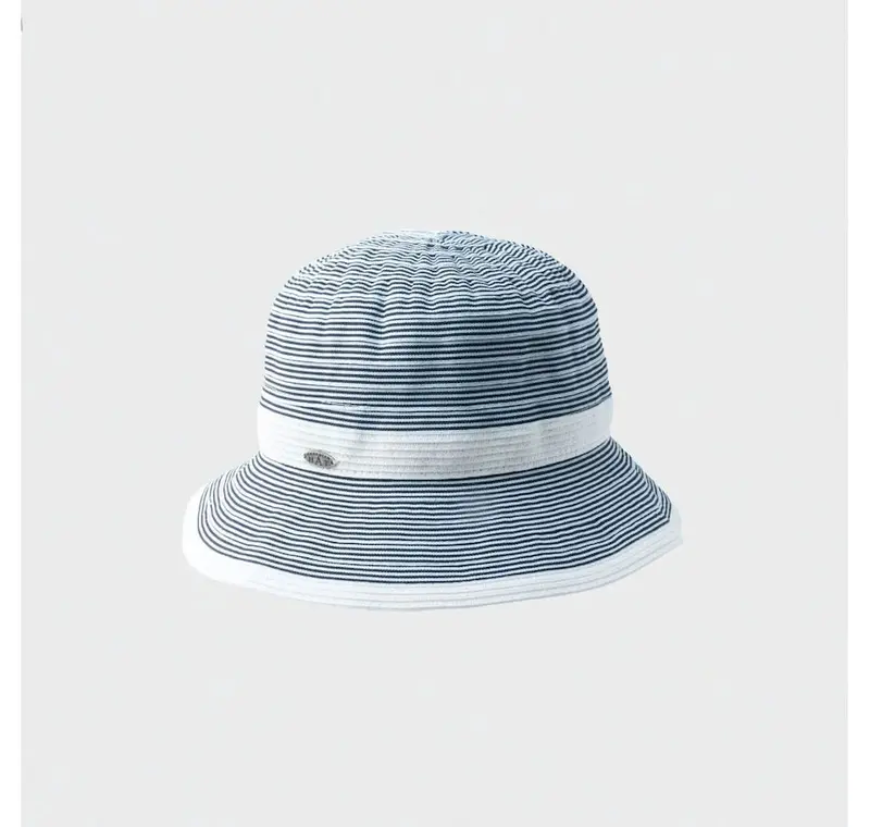 Navy-And-White Clairine Ribbon Cloche Hat – Canadian Hat Brand 1
