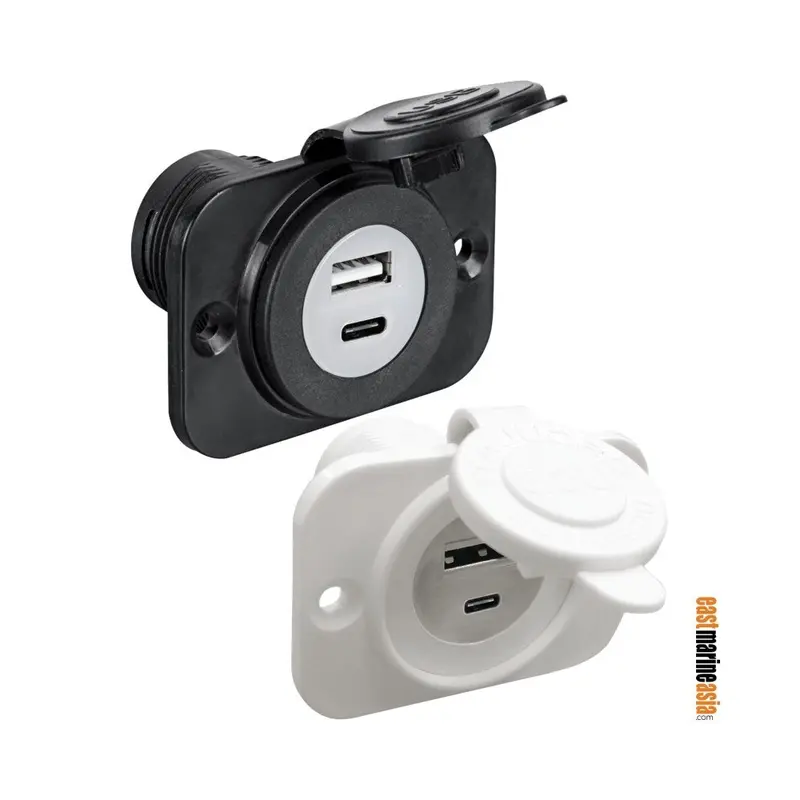 Osculati Dual Usb Panel Socket – Type-A + Type-C Charging Port 1