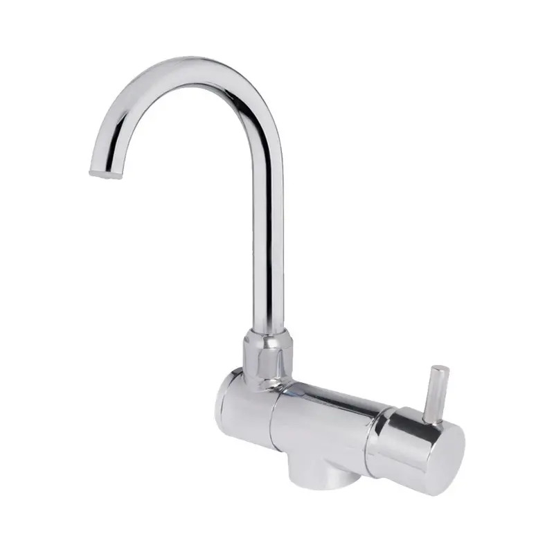 Osculati Slim Series Cold Water Faucet – Chromed Brass Deck Mount Fixture 1