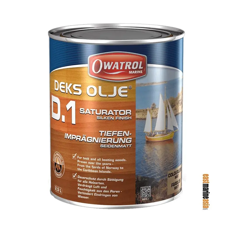 Owatrol Deks Olje D1 Marine Deck Oil – Clear Matte Finish 1