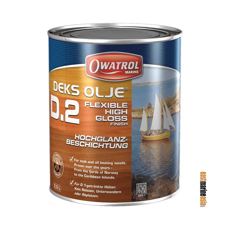 Owatrol Deks Olje D2 Marine Deck Oil – High-Gloss Finish 1