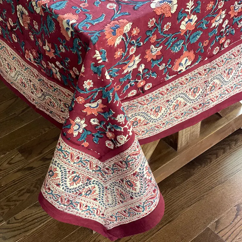 Priya Tablecloth – Premium Cotton Linen In Two Size Options 1