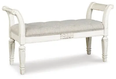 Realyn Upholstered Accent Bench 1