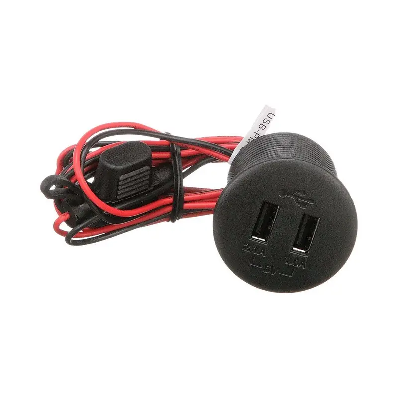 Seachoice Waterproof Dual Usb Panel Mount Power Port 1