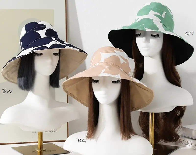 Silhouette Reversible Sun Hat – Wide-Brimmed Design 1