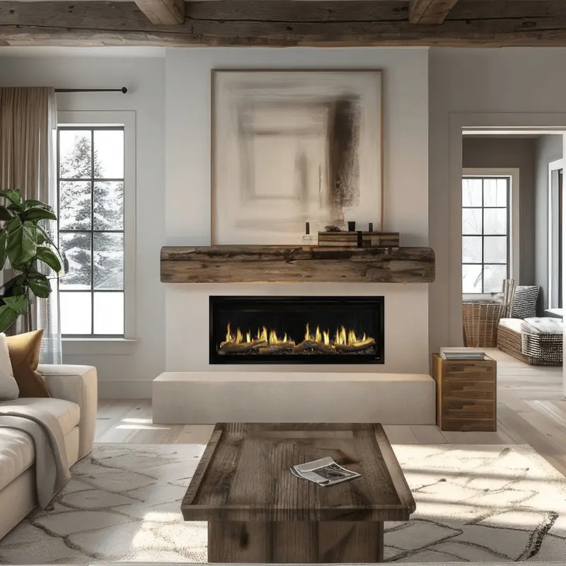 Simplifire Allusion Edge Virtual Fireplace – 50-Inch Linear Format 2