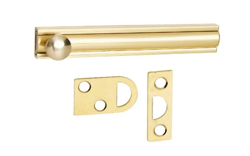 Solid Brass Surface-Mount Bolt – Heavy-Duty Door Security Hardware 3