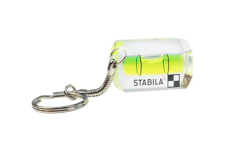 Stabila Mini Keychain Spirit Level – Compact Aluminum Design 1