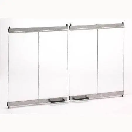Stainless Steel Frame With Bronze-Tinted Glass Door For 33-Inch Fireplaces 2